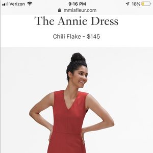 NWT M.M. LAFLEUR Annie Dress Chili Flake - size 6